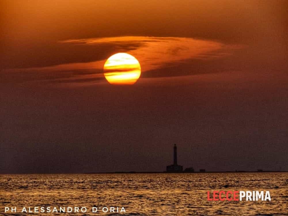 spettacolari tramonti a gallipoli