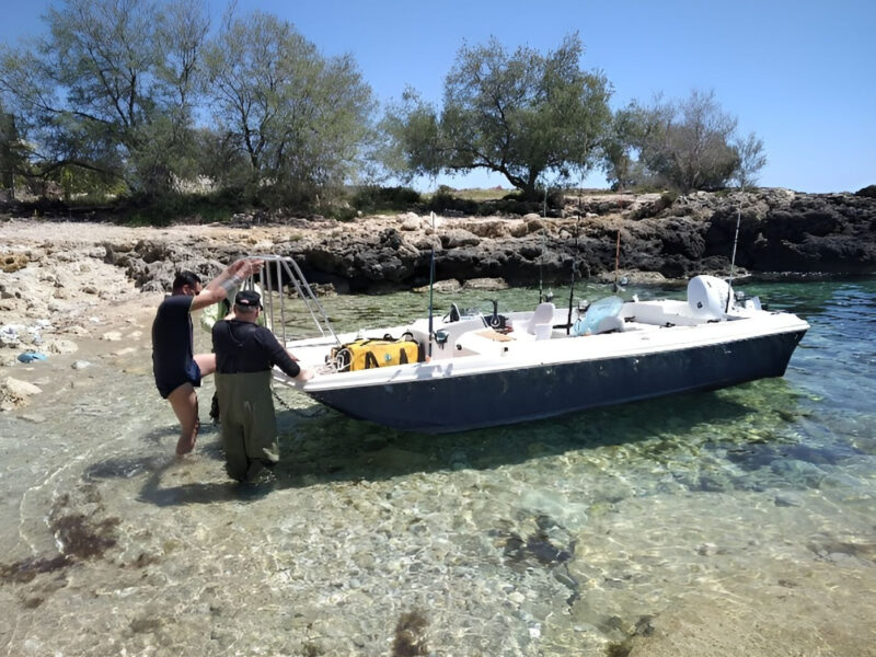 Giornata pesca bolentino taranto