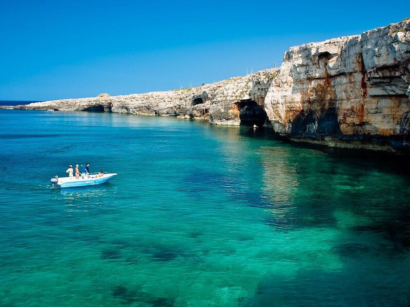 Tour barca 3 ore santa maria leuca