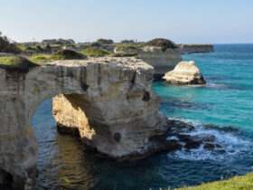 7 faraglioni torre santandrea salento gite in barca