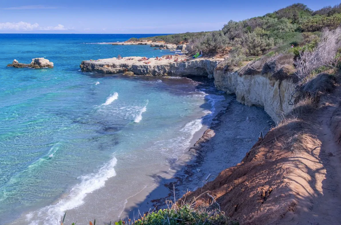 Baia dei tuschi spiaggia otranto