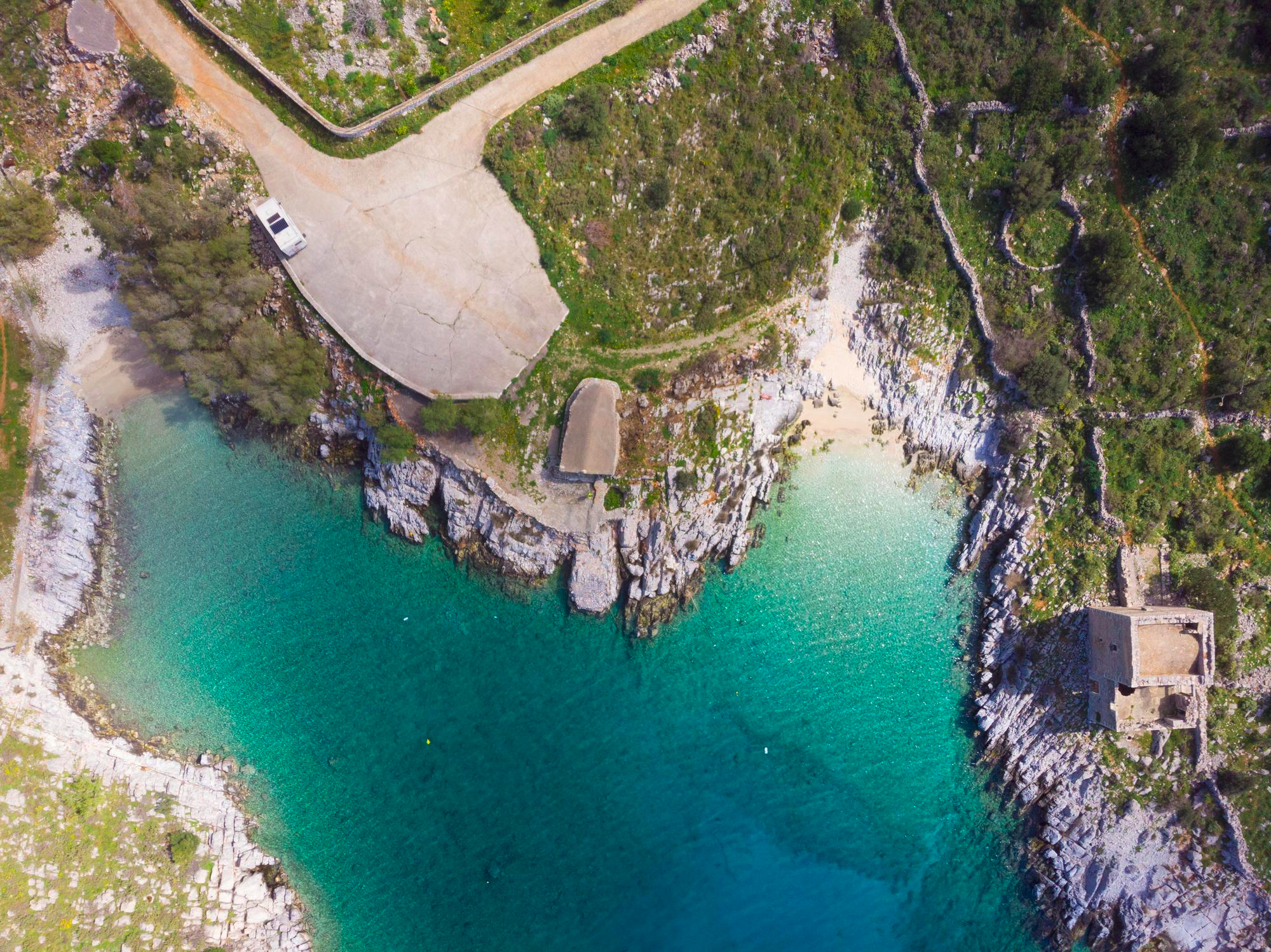 Cala dell acquaviva nel salento