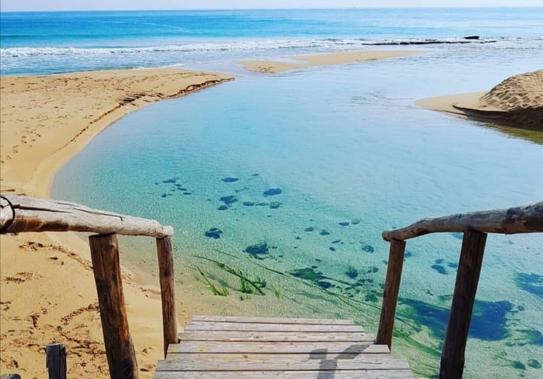 Fiume chidro salento spiaggia