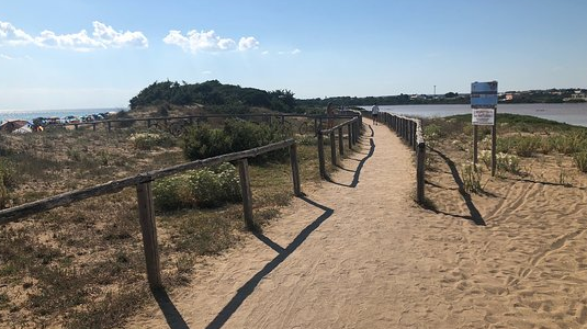 Passerella salina dei monaci