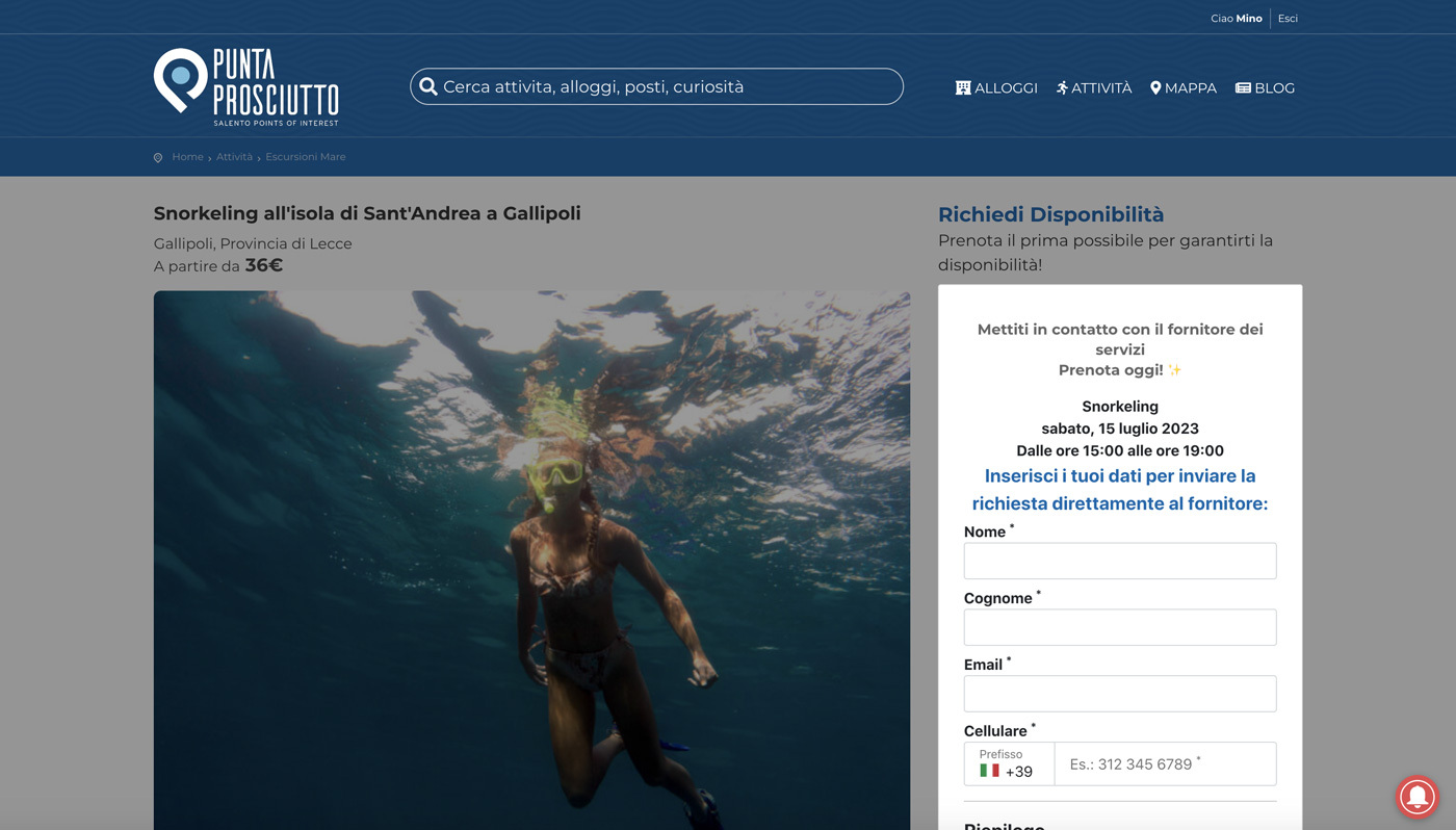 Step 6: Inserisci dati personali